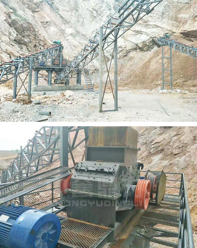 湖南懷化時產300噸石料破碎生產線 湖南懷化時產300噸石料破碎生產線