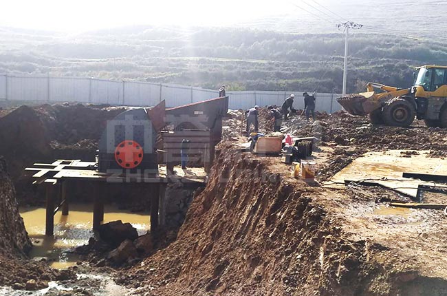 寧夏固原市時產200噸碎石生產線 寧夏固原市時產200噸碎石生產線