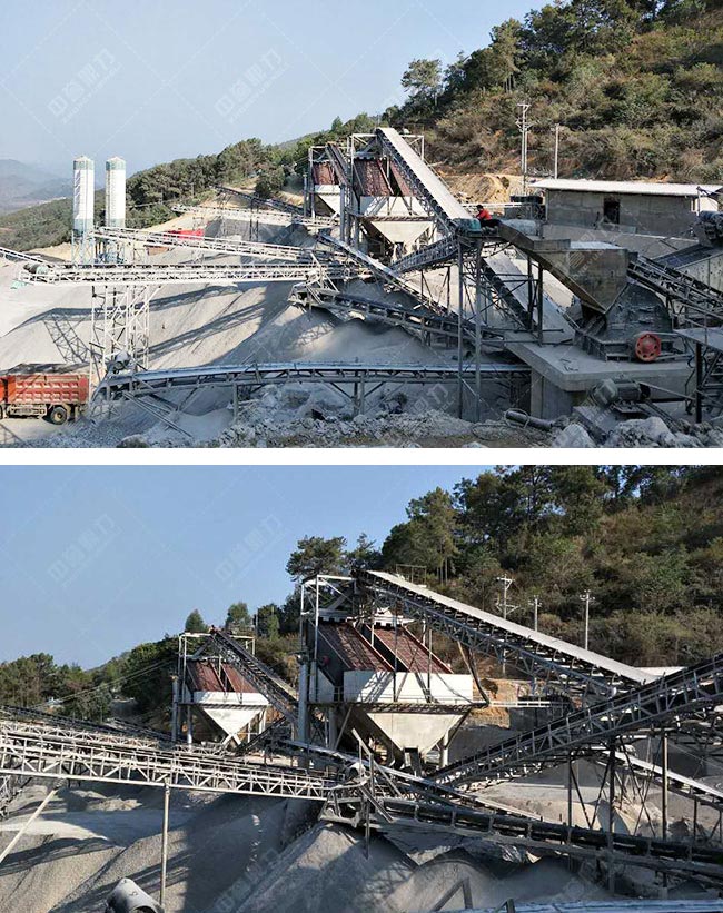 云南玉磨鐵路寧洱段時(shí)產(chǎn)600-800噸砂石骨料生產(chǎn)線 云南玉磨鐵路寧洱段時(shí)產(chǎn)600-800噸砂石骨料生產(chǎn)線