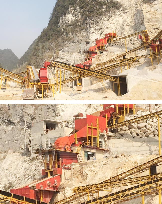廣西河池市日產(chǎn)6000噸石子生產(chǎn)線 廣西河池市日產(chǎn)6000噸石子生產(chǎn)線