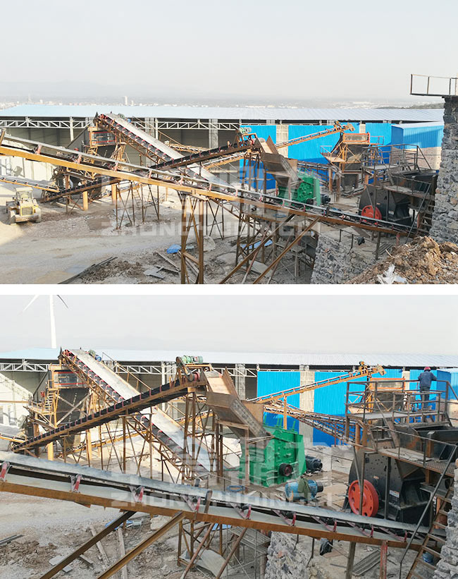 湖北省荊門市時產(chǎn)300噸石灰石破碎生產(chǎn)線案例 002.jpg