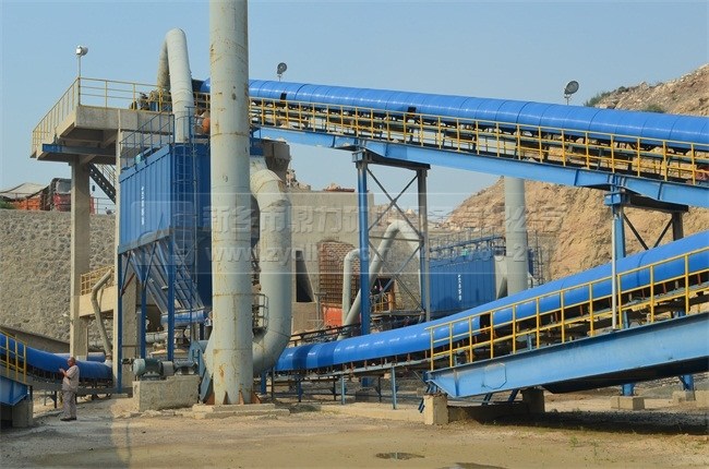 花崗巖石料破碎生產(chǎn)線工藝流程配置方案詳解