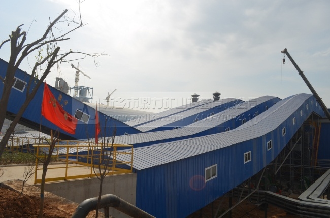 河南孟電水泥集團(tuán)時產(chǎn)2500噸骨料破碎生產(chǎn)線