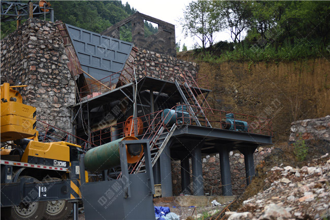采石場時產五百噸的生產線設備