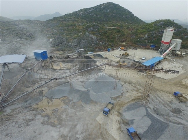 一天兩千噸石子生產(chǎn)線