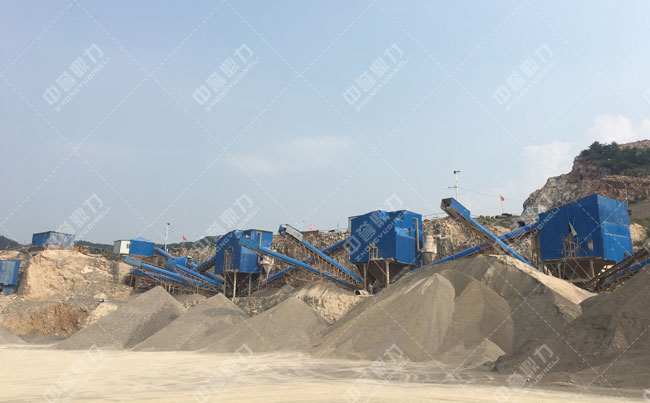 青石破碎制砂生產(chǎn)線