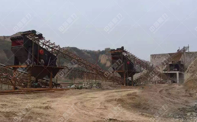 機(jī)制砂生產(chǎn)線流程